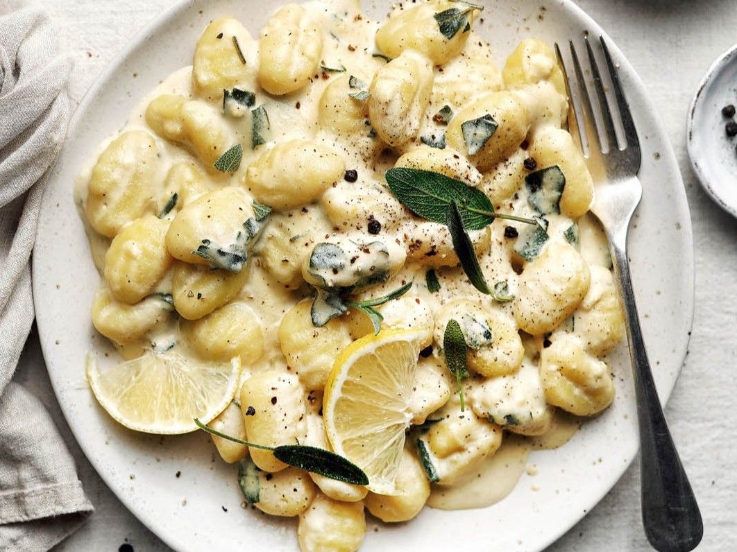 Vegan Gnocchi in Sage Cream Sauce