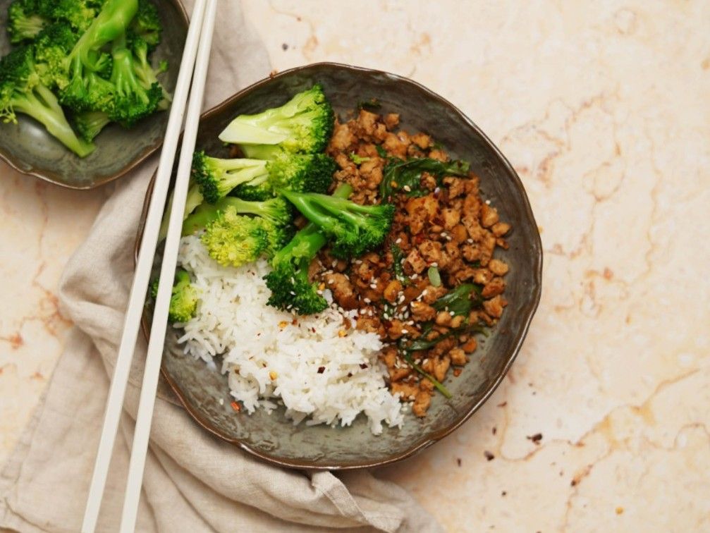 Pad Kra Pao with Tofu