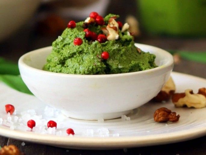 Wild Garlic Vegan Pesto