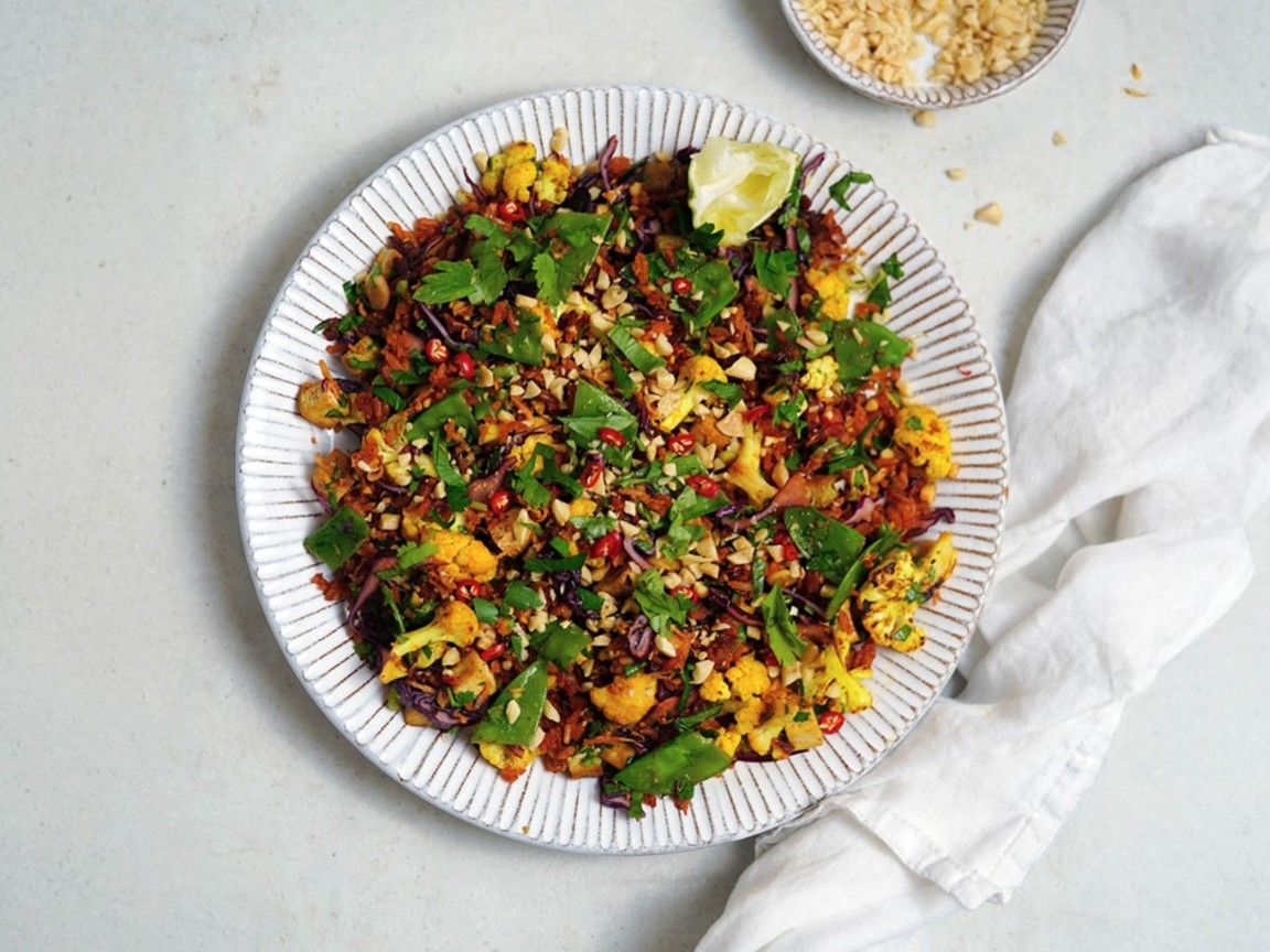 Crispy Baked Curry Rice Bowl