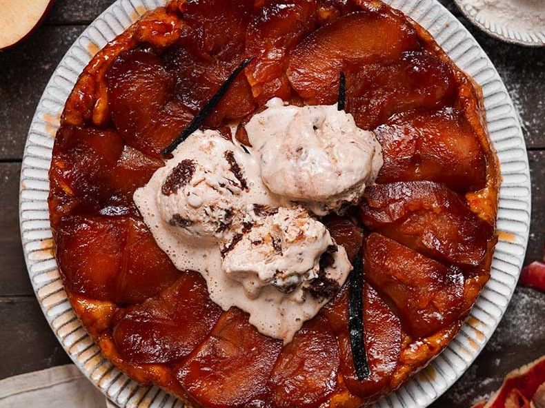 Vegan Tarte Tatin (gluten free)