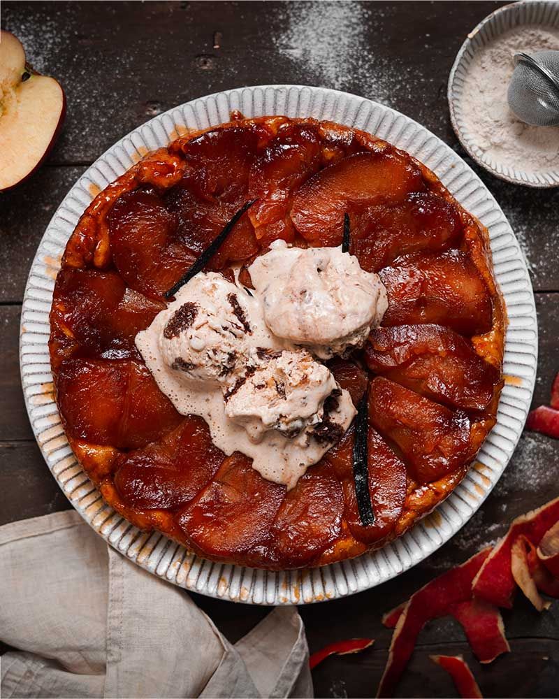 Tarte Tatin aj bez lepku