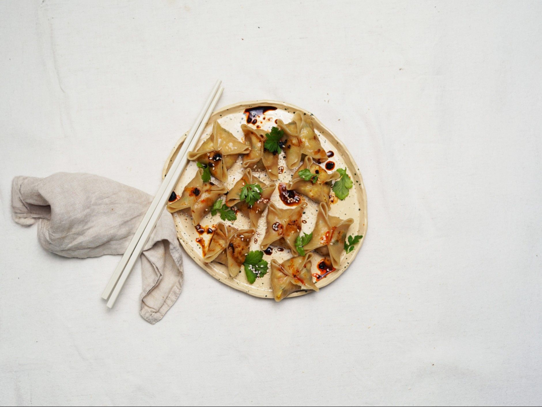Jiaozi knedlíčky plnené tofu