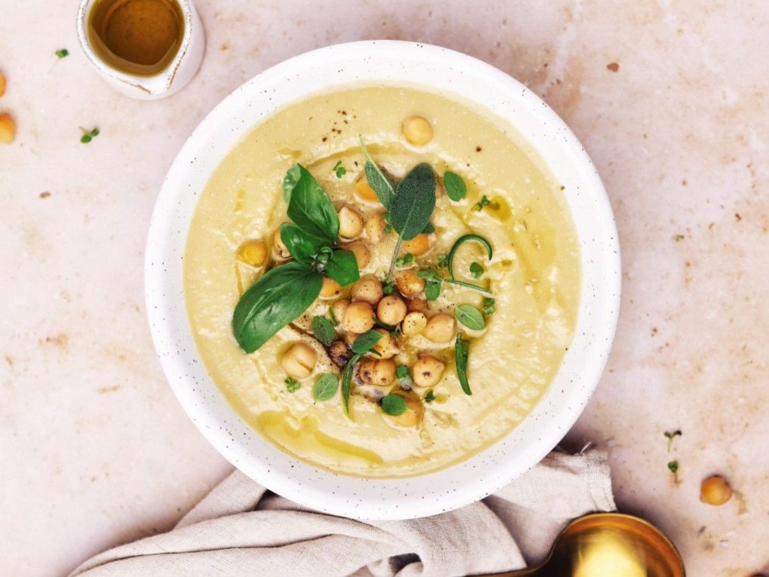 Creamy Chickpea Soup