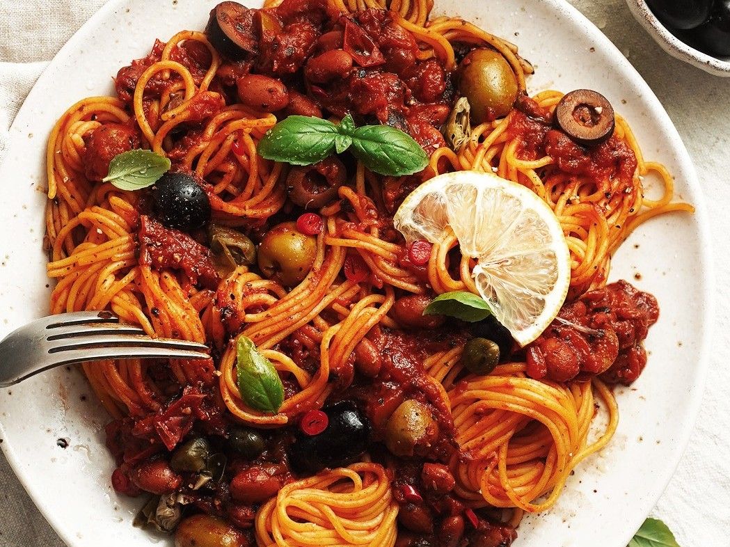 Vegan Spaghetti Puttanesca