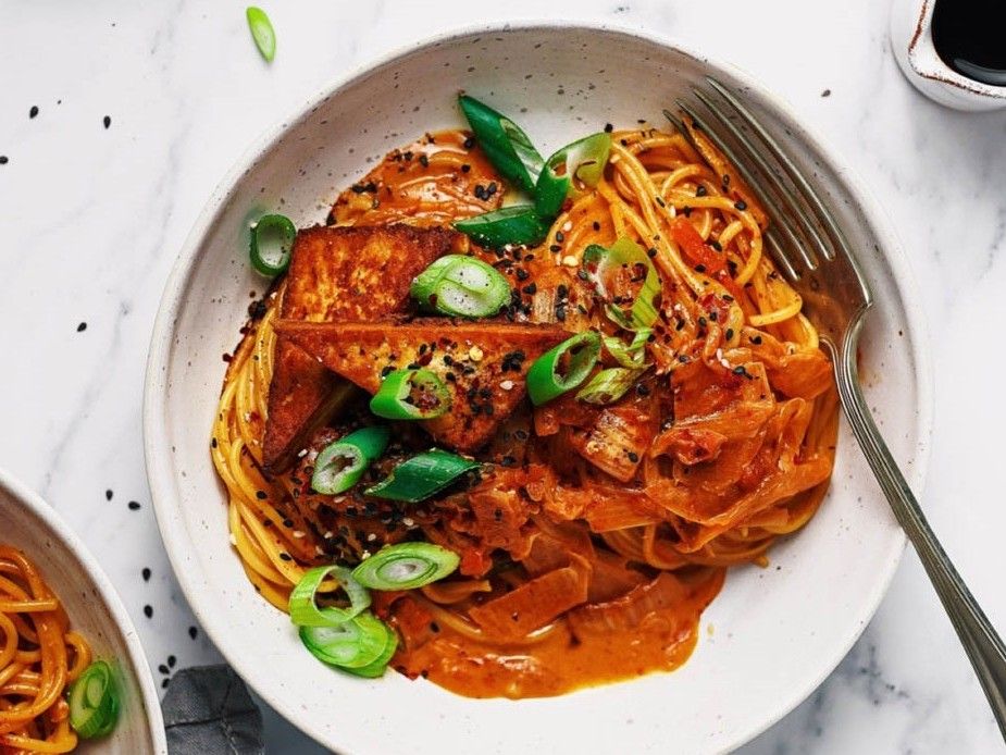 Creamy Kimchi Pasta