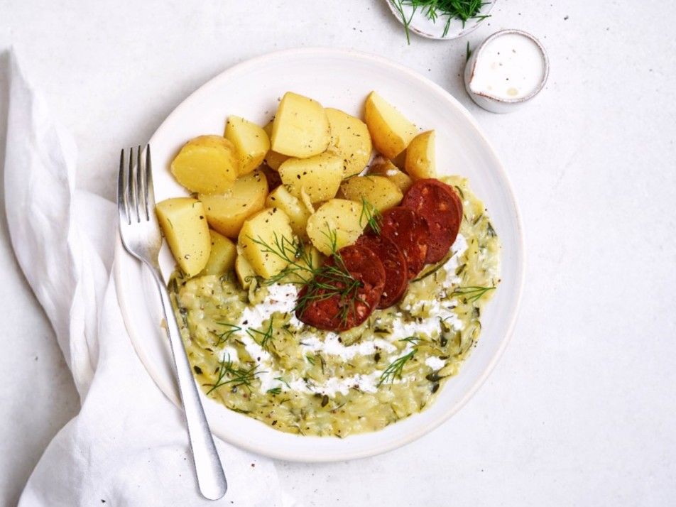 Creamy Dill Zucchini Stew