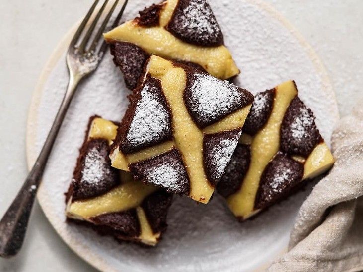 Vegan Quilted Blanket Cake with Tofu Curd