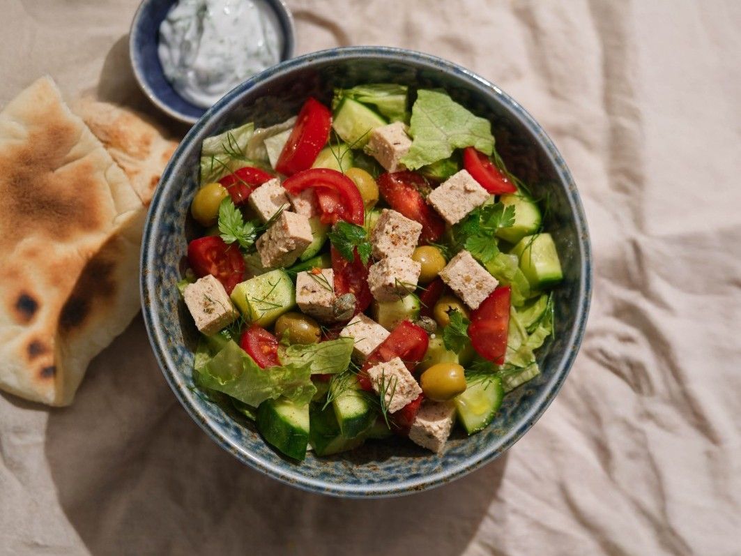 Greek Tofu Salad