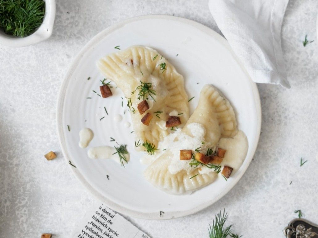 Pierogi with Bryndza Filling and Dill