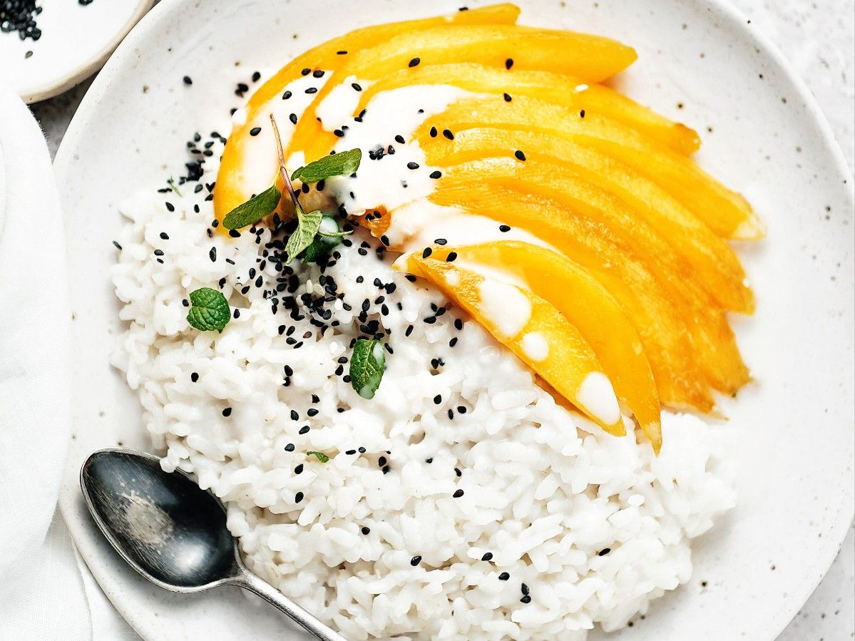 Mango sticky rice – Thajská lepkavá ryža s mangom